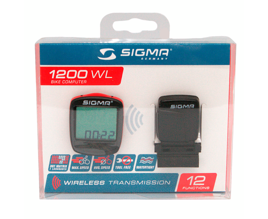 Велокомпьютер Sigma Baseline 1200 WL (чёрный), изображение 3