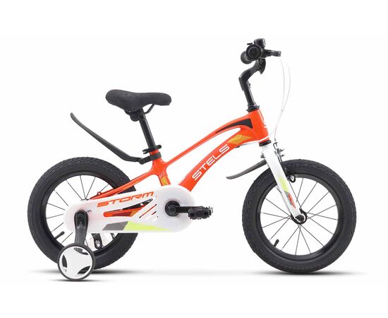 Детский велосипед Stels Storm KR 14" (оранжевый), Цвет: оранжевый, Размер рамы: 7,8"