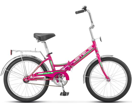 Складной велосипед Stels Pilot 310 20" (малиновый), Цвет: розовый, Размер рамы: 13"