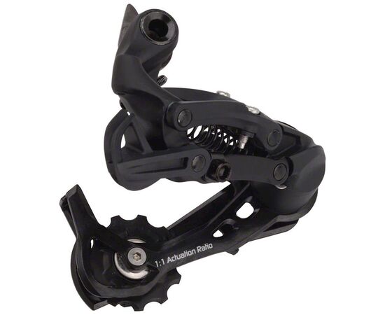 Переключатель задний Sram X5, Medium (средняя лапка), 9 скоростей (чёрный), изображение 2