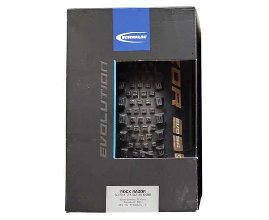 Покрышка Schwalbe ROCK RAZOR 27.5x2.35 (60-584), Super Gravity, TL-Easy, TrailStar, изображение 5