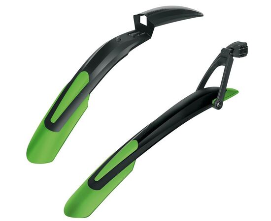 Крылья SKS-11607 X-Blade + ShockBlade 29"+27.5" Plus (черный/зеленый), изображение 6