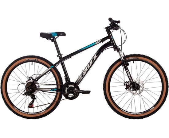 Велосипед Foxx Caiman 24" (чёрный), Цвет: черный, Размер рамы: 12"