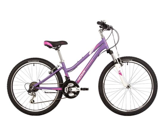 Подростковый велосипед Novatrack Jenny PRO new (фиолетовый), Цвет: фиолетовый, Размер рамы: 12"