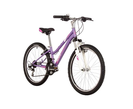 Подростковый велосипед Novatrack Jenny PRO new (фиолетовый), Цвет: фиолетовый, Размер рамы: 12", изображение 2
