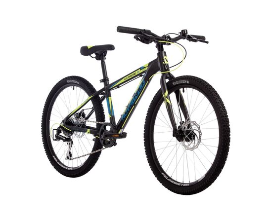 Велосипед Novatrack Extreme 8.D 24" (алюминиевый, чёрный), изображение 2