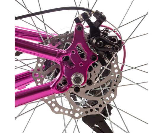 Велосипед Novatrack Katrina 21.D 24" (фиолетовый металлик), Цвет: фиолетовый, Размер рамы: 12", изображение 8