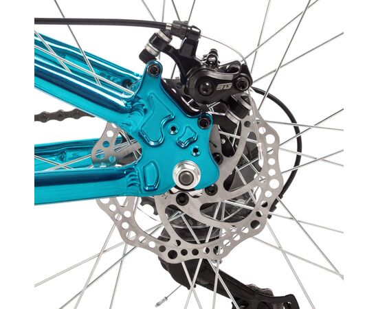 Велосипед Novatrack Prime 18.D new 24" (синий металлик), Цвет: синий, Размер рамы: 13", изображение 8