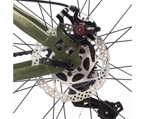 Велосипед Foxx Caiman 26" (зелёный), Цвет: хаки, Размер рамы: 14", изображение 8