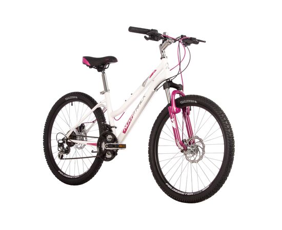 Подростковый велосипед Novatrack Jenny PRO D (белый), Цвет: белый, Размер рамы: 14", изображение 2