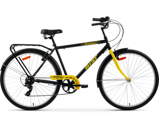 Велосипед AIST Broadway 28 (черно-желтый)