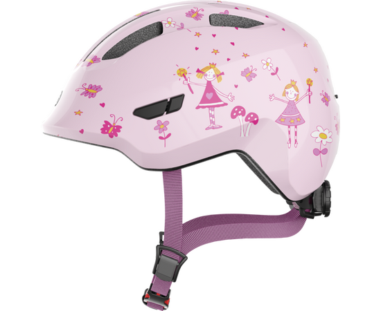 Шлем детский ABUS Smiley 3.0 (rose princess, розовый), Цвет: розовый, Размер: 45-50