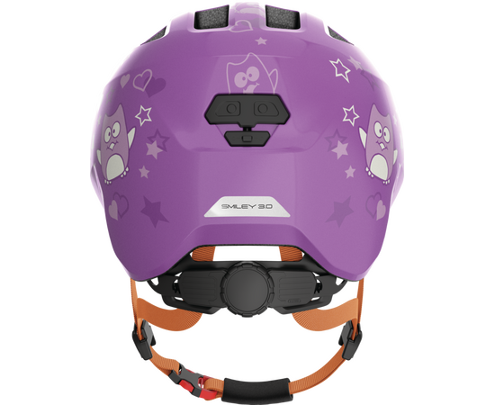Шлем детский ABUS Smiley 3.0 (сиреневый со звездами), Цвет: фиолетовый, Размер: 45-50, изображение 3
