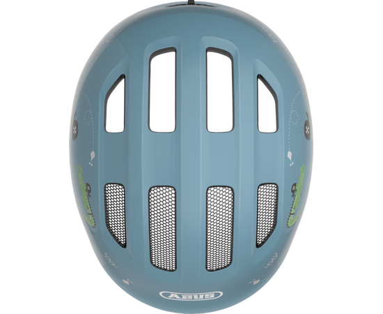 Шлем детский ABUS Smiley 3.0 (голубой с крокодилами), Цвет: голубой, Размер: 45-50, изображение 4