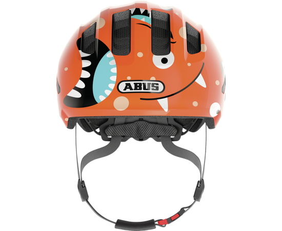 Шлем детский ABUS Smiley 3.0 (оранжевый с монстрами), Цвет: оранжевый, Размер: 45-50, изображение 2