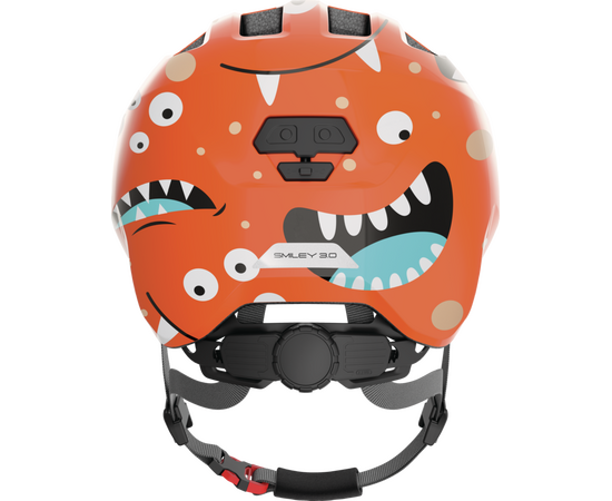 Шлем детский ABUS Smiley 3.0 (оранжевый с монстрами), Цвет: оранжевый, Размер: 45-50, изображение 3