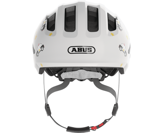 Шлем детский ABUS Smiley 3.0 (серый с полицейской машиной), Цвет: бежевый, Размер: 45-50, изображение 2