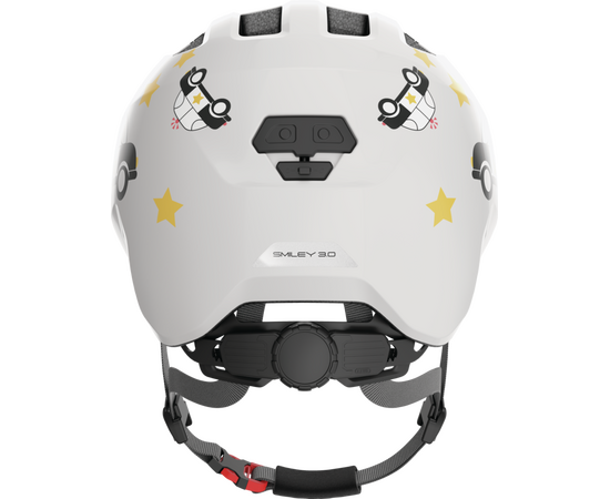 Шлем детский ABUS Smiley 3.0 (серый с полицейской машиной), Цвет: бежевый, Размер: 45-50, изображение 3