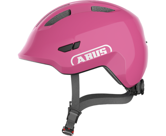 Шлем детский ABUS Smiley 3.0 (shiny pink, розовый), Цвет: розовый, Размер: 45-50