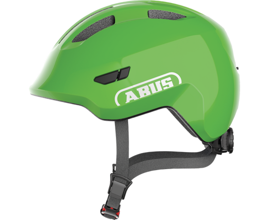 Шлем детский ABUS Smiley 3.0 (shiny green, зеленый), Цвет: зелёный, Размер: 45-50