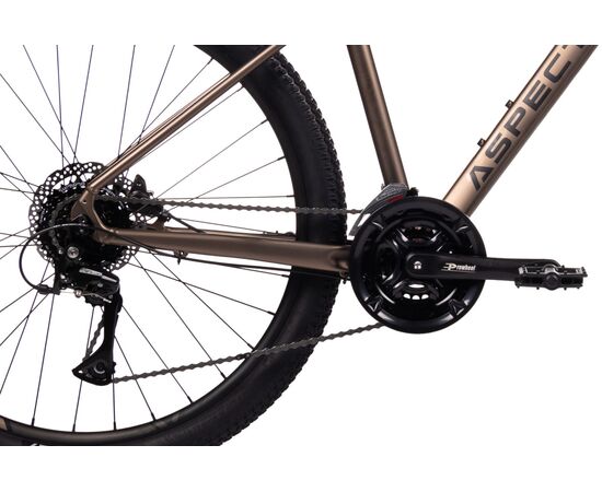 Велосипед Aspect Stimul 27.5 (коричневый), Цвет: коричневый, Размер рамы: 20", изображение 4