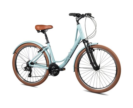 Велосипед Aspect Citylife 26 (светло-зеленый), Цвет: бирюзовый, Размер рамы: 16", изображение 2