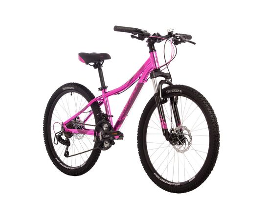Велосипед Novatrack Katrina 21.D 24" (розовый металлик), Цвет: розовый, Размер рамы: 12", изображение 2