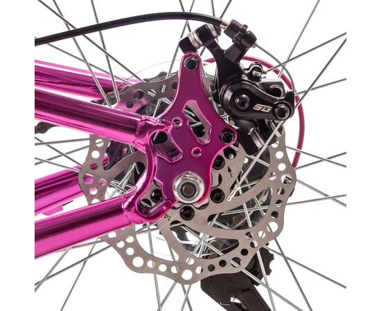 Велосипед Novatrack Katrina 21.D 24" (розовый металлик), Цвет: розовый, Размер рамы: 12", изображение 8