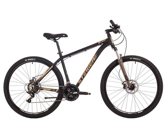 Велосипед Stinger Element EVO 27.5" new (золотистый), Цвет: коричневый, Размер рамы: 18"