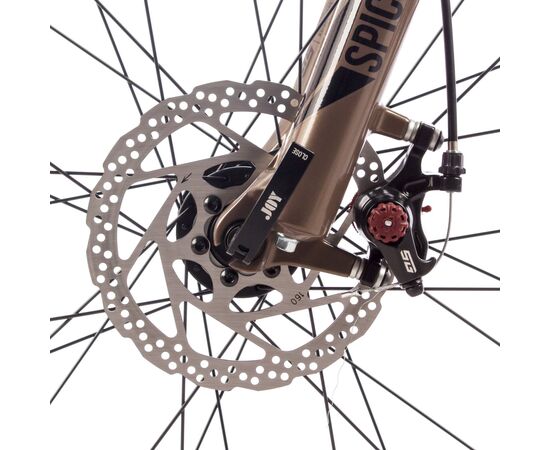 Велосипед Stinger Element EVO 27.5" new (золотистый), Цвет: коричневый, Размер рамы: 18", изображение 4