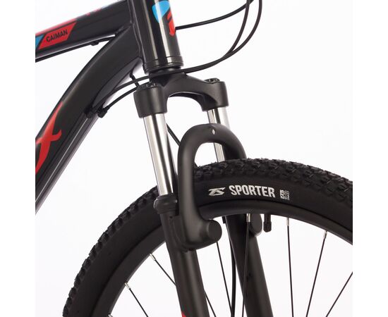 Велосипед Foxx Caiman 27.5" (чёрный), Цвет: черный, Размер рамы: 16", изображение 4