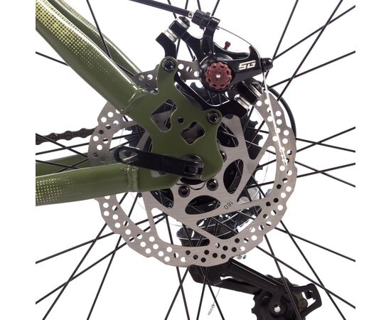 Велосипед Foxx Caiman 27.5" (зелёный), Цвет: хаки, Размер рамы: 16", изображение 8