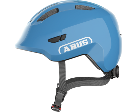 Шлем детский ABUS Smiley 3.0 (shiny blue, голубой), Цвет: голубой, Размер: 45-50