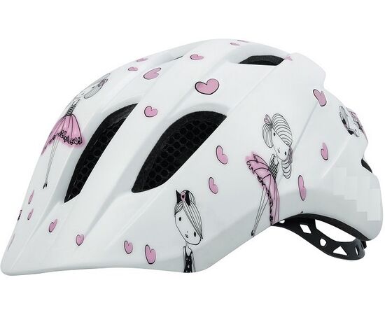 Шлем велосипедный детский Cigna WT-020 (белый/розовый), Цвет: Сиреневый, Размер: 48-53
