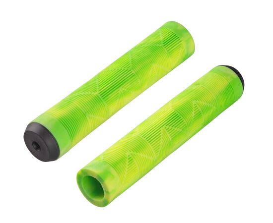 Ручки руля резиновые Force BMX145 382083 (зелёно-жёлтые), Цвет: Зелёный