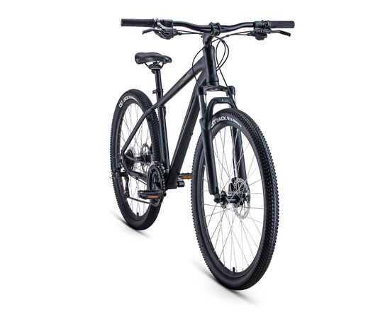 Велосипед Forward APACHE 27,5 2.0 disc (черный матовый/черный), Цвет: черный, Размер рамы: 17", изображение 2