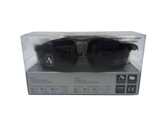 Очки солнцезащитные с дополнительной оправой MIGHTY 5-710015 (чёрный), изображение 6