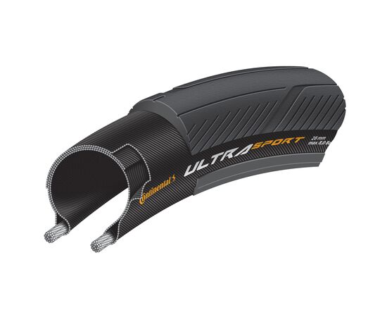 Покрышка 700x25c Continental Ultra Sport III PureGrip (чёрно-белая), изображение 4