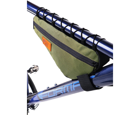 Велосумка под раму Tim Sport EVO Velar (чёрный/хаки), Цвет: хаки, изображение 2