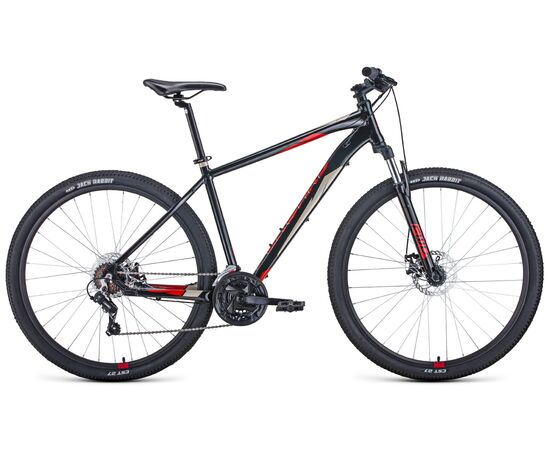 Велосипед Forward APACHE 29 2.0 D (черный/красный)
