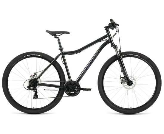 Велосипед Forward SPORTING 29 2.0 D (черный/темно-серый), Цвет: Черный, Размер рамы: 19"