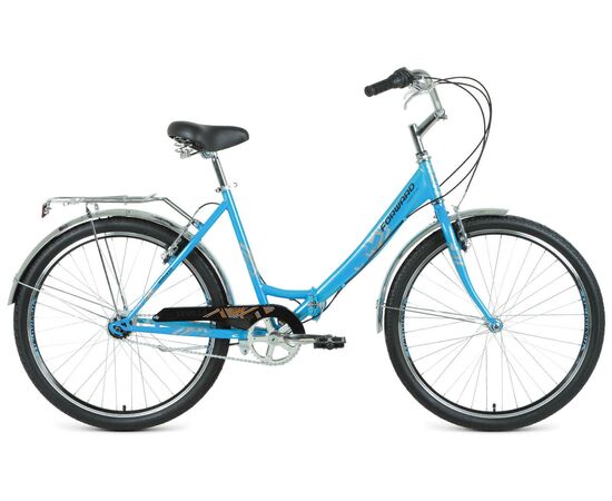 Велосипед Forwad SEVILLA 26 3.0 (синий/серый), Цвет: синий, Размер рамы: 18,5"