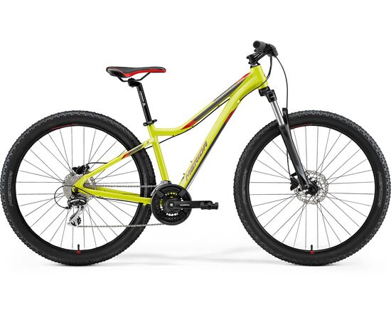 Велосипед Merida Matts 7.20 (лаймовый/красный), Цвет: жёлтый, Размер рамы: S