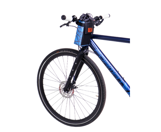 Сумка на руль велосипеда Tim Sport FoodBag D (черный/льдинка), Цвет: Голубой