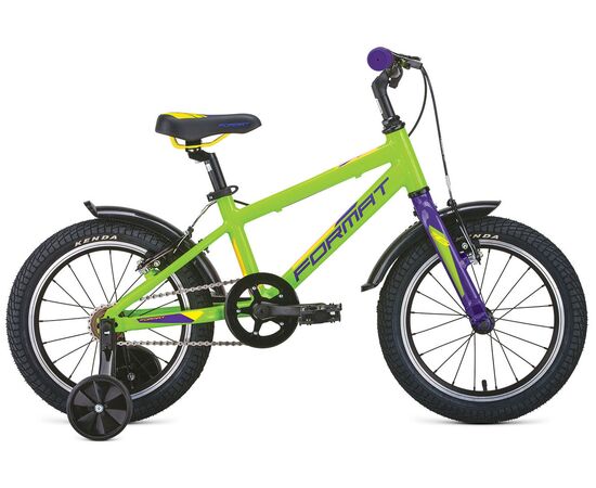 Детский велосипед FORMAT Kids 16 (зеленый), Цвет: зелёный