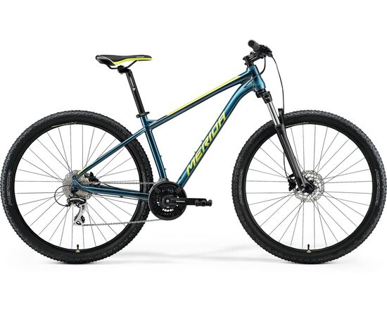 Велосипед Merida Big.Nine 20-3x (бирюзово-голубой/лаймовый), Цвет: Бирюзовый, Размер рамы: M