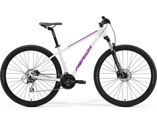 Велосипед Merida Big.Nine 20-3x (белый/фиолетовый), Цвет: белый, Размер рамы: M