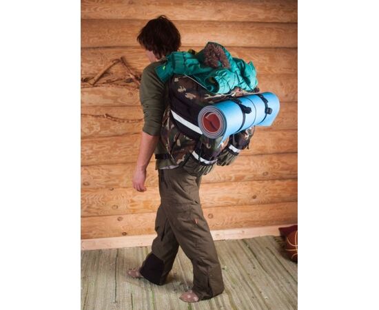 Велосумка-штаны на багажник туристическая Tim Sport Тахо-60 (камуфляж), Цвет: хаки, изображение 3