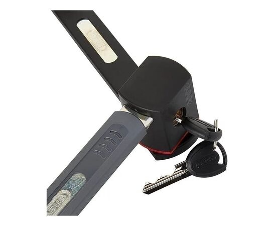 Складной велозамок на ключ ABUS Bordo uGrip 5700/80 см с кронштейном 05-0084425 (черно-серый), изображение 5