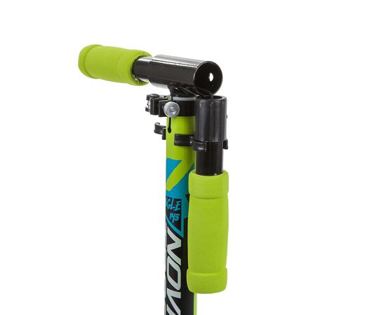 Городской самокат Novatrack JUNGLE 145 Steel (бело-зеленый), Цвет: салатовый, изображение 7